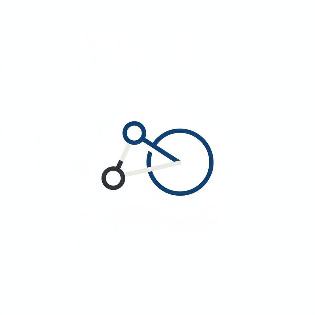 Mechanism logo — a schematic molecular mechanism diagram